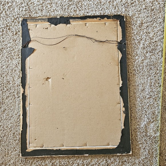 Vtg 30s WILLIAM FRANCES BRUNDAGE Homeward Bound Hand Colored Litho Matted Framed - Picture 3 of 11